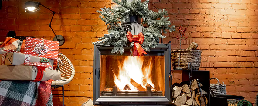 Travis Industries Linear Gas Fireplace Installation in Burbank, Illinois