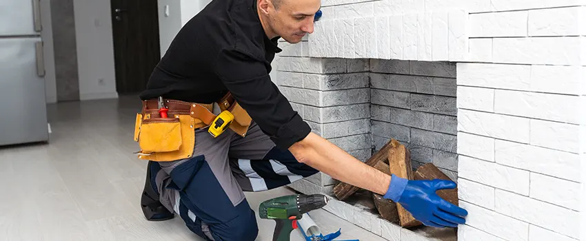 Fireplace Damaged Damper Frame Repair Services in Burbank, Illinois
