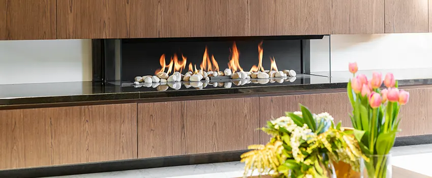 Double-height Fireplace Design Refurbishment in Burbank, Illinois